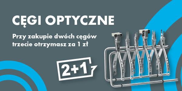 Cęgi optyczne w promocji 2 + 1 za złotówkę