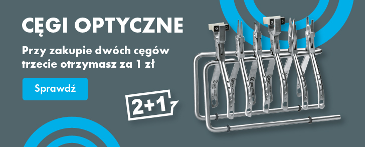 Cęgi optyczne 2+1 za 1zł!