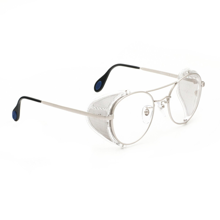 Okulary ochronne metalowe Chicago (HMR), srebrne S