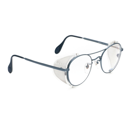 Okulary ochronne metalowe Chicago (HMR), niebieskie L